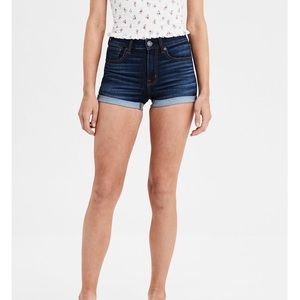 American Eagle High-Waisted Denim Short Short